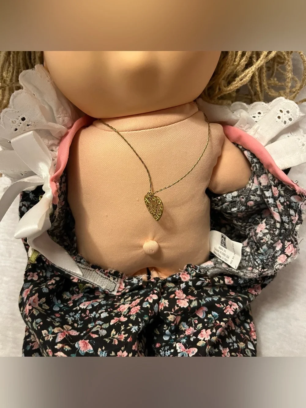 Cabbage Patch Kids Pretty Crimp n Curl First Edition 1991 Blonde Doll